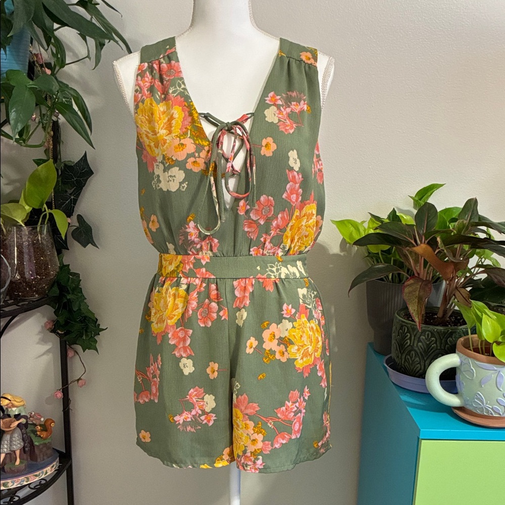 Charlotte Russe Floral Romper